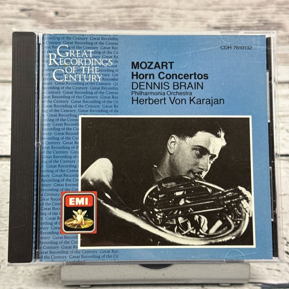 Mozart Philharmonia‎ Orchestra, Herbert von Karajan – Horn Concertos [CD 1987]